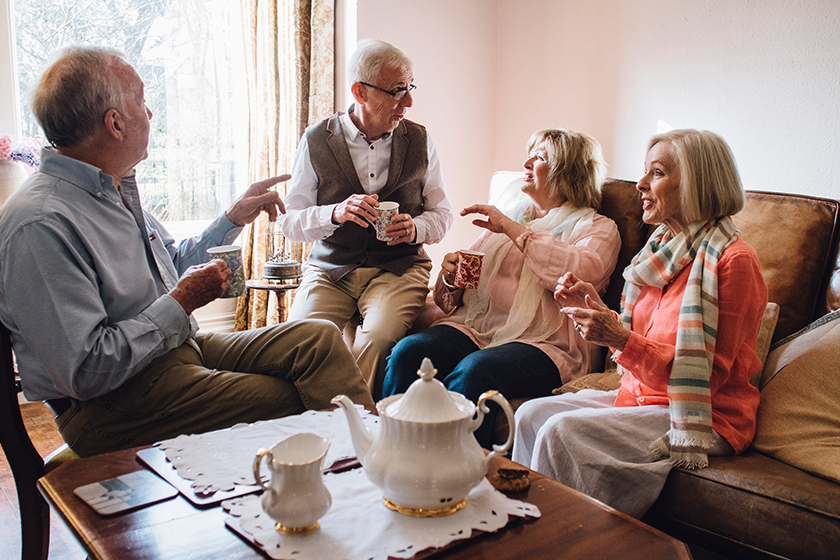 Catching Up Over Tea